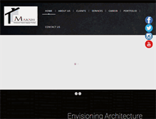 Tablet Screenshot of maksharchitects.com